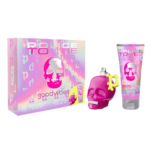 POLICE POLICE To Be Goodvibes Eau de Parfum 40 ml Spray und Parfumierte Körperlotion 100 ml Parfüm