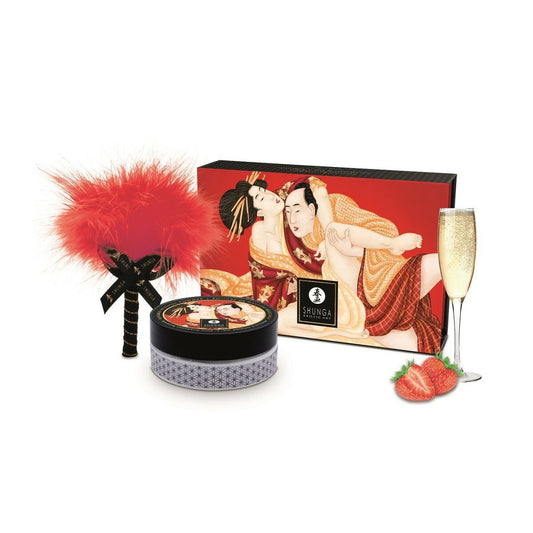 Large Pleasure Kit Shunga CHAMPAGNE STRAWBERRIES 75 g