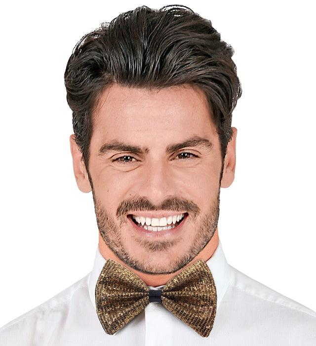 Goldene Fliege verstellbar – elegantes Fasnachts-Accessoire