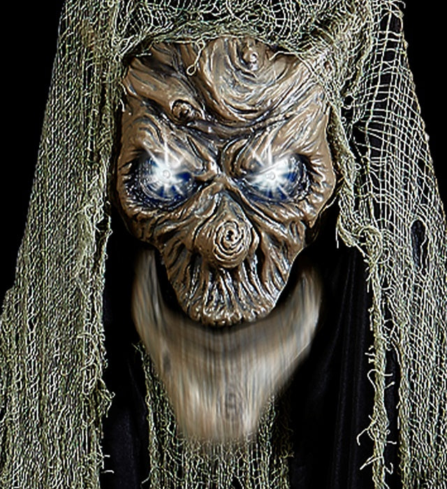 Sprechender Halloweenbaum 200 cm mit beweglichem Mund und blinkenden LED-Augen