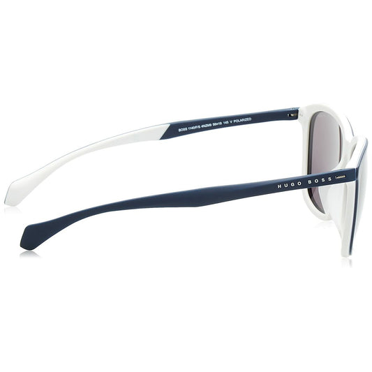 Hugo Boss Herrensonnenbrille Hugo Boss 1140/F/S Polarisiert Ø 56 Mm Blau Grau