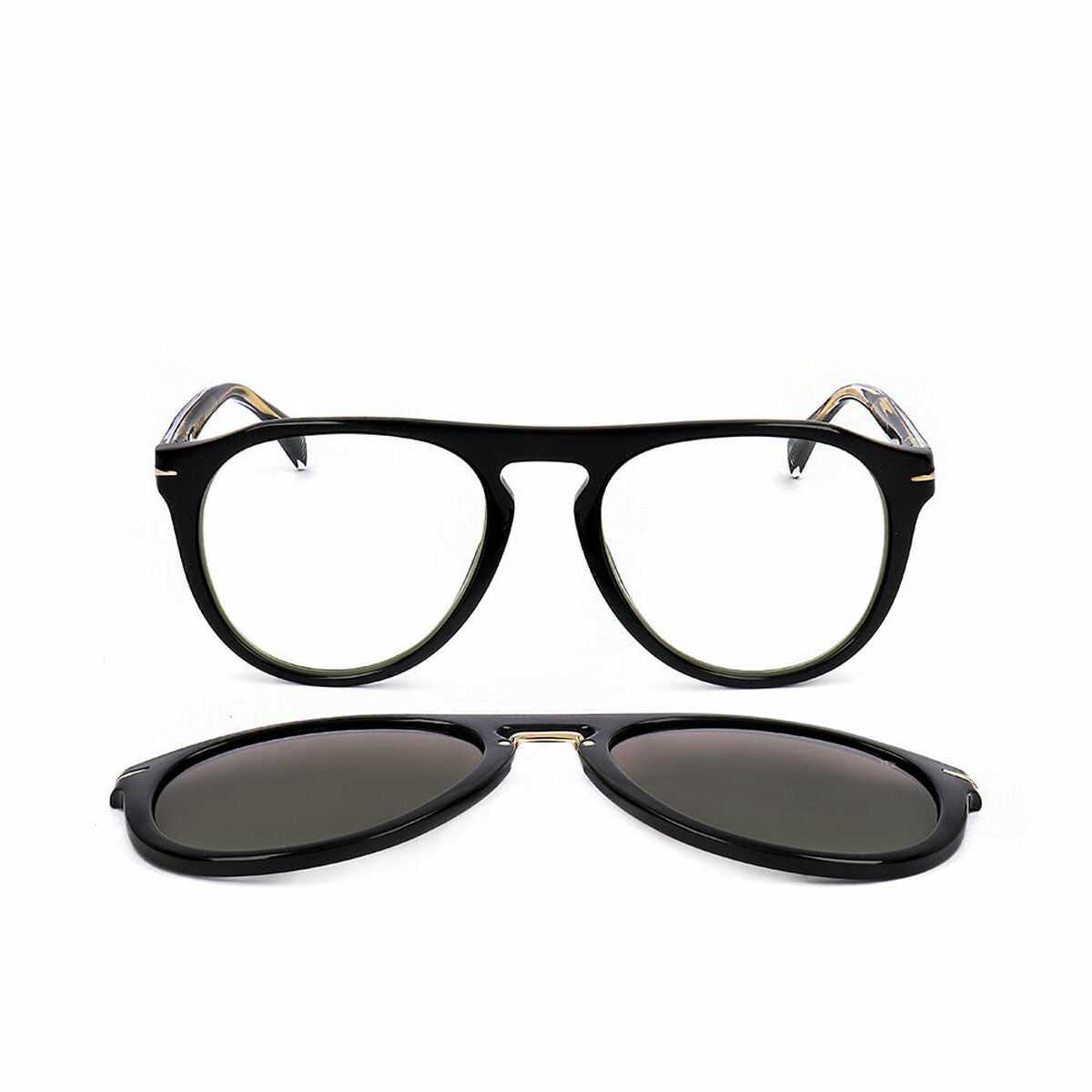 Eyewear By David Beckham Herrensonnenbrille Eyewear By David Beckham 7032/G/Cs Polarisiert Schwarz Gold Ø 52 Mm
