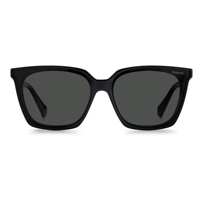 Damensonnenbrille Polaroid PLD-6160-S Schwarz Kunststoff – Graue Gläser - Fasnacht24.ch – Detailansicht