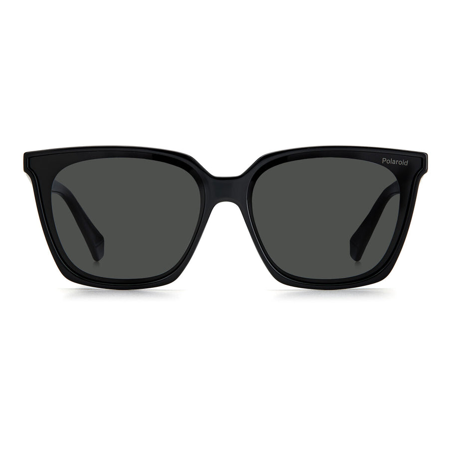 Damensonnenbrille Polaroid PLD-6160-S Schwarz Kunststoff – Graue Gläser - Fasnacht24.ch – Detailansicht