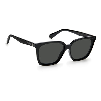 Damensonnenbrille Polaroid PLD-6160-S Schwarz Kunststoff – Graue Gläser - Fasnacht24.ch – Seitenansicht