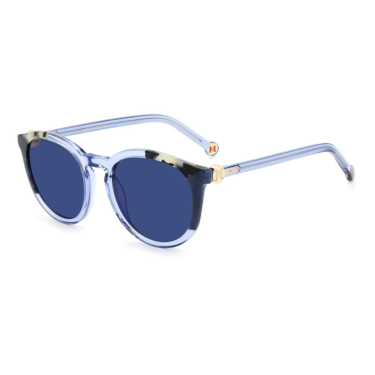 Carolina Herrera Damensonnenbrille Carolina Herrera Ch 0053/S Blau Habana Ø 53 Mm