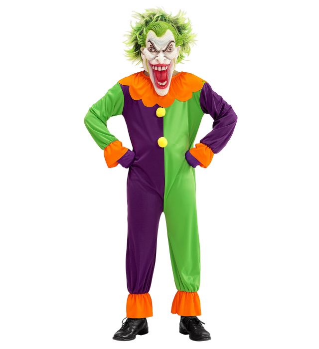 Evil Joker Maske in gruseligem Design für Fasnacht und Karneval