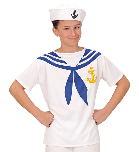 Matrosen T-Shirt mit klassischem maritimem Design