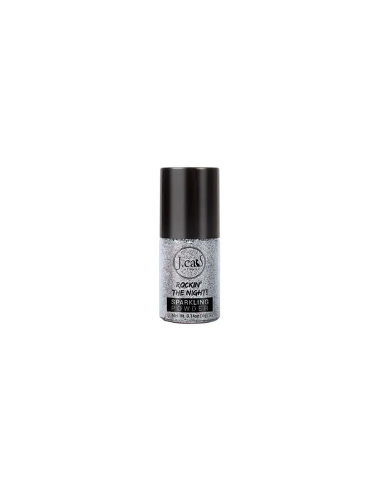 J.CAT BEAUTY J.CAT BEAUTY Jcat Sombra Glit Rockin The Night Silber Lidschatten Glitter Kosmetik