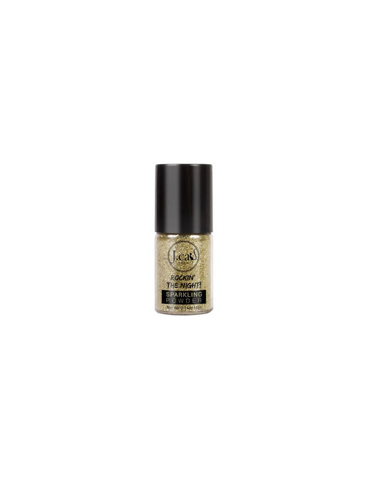 J.CAT BEAUTY J.CAT BEAUTY Jcat Sombra Glit Rockin The Night Gold Lidschatten Glitter Gold Kosmetik