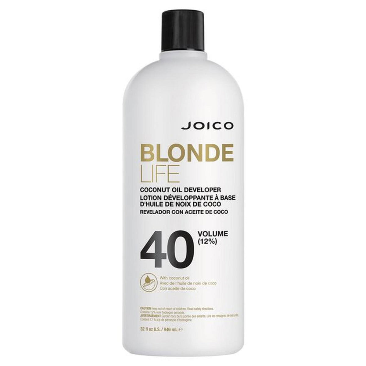 Joico, Blonde Life, Color Development & Lightening, Hair Oxidant Lotion, 12%, 40 vol, 946 ml