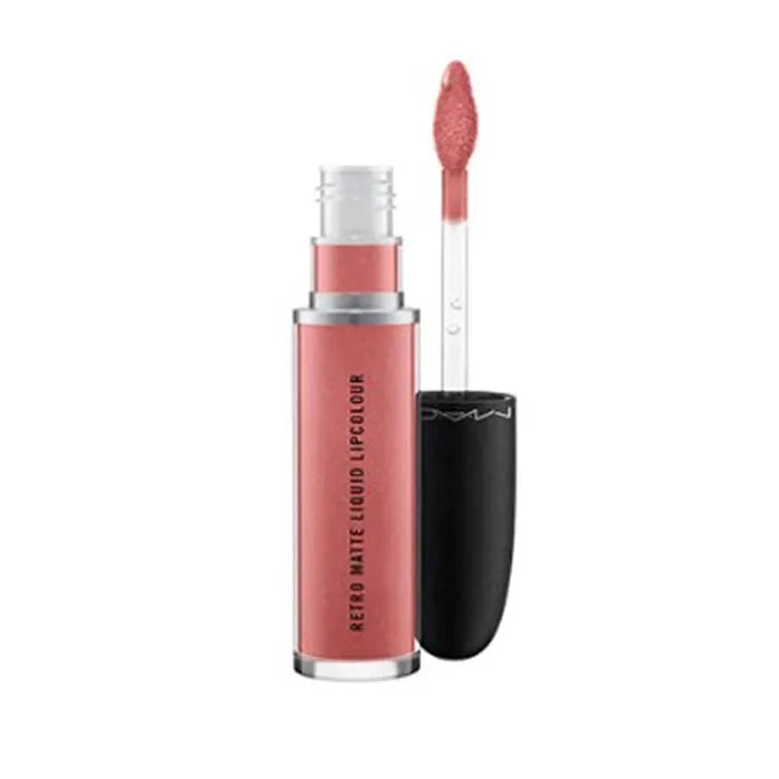 MAC MAC Retro Matte Liquid Lipcolour Metallics Gemz & Roses flüssiger Lippenstift Metallics Kosmetik