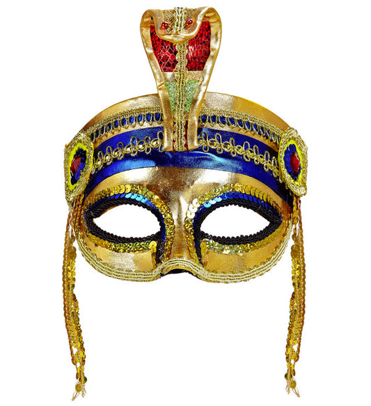 Pharaonenmaske in ägyptischem Design für Fasnacht und Karneval