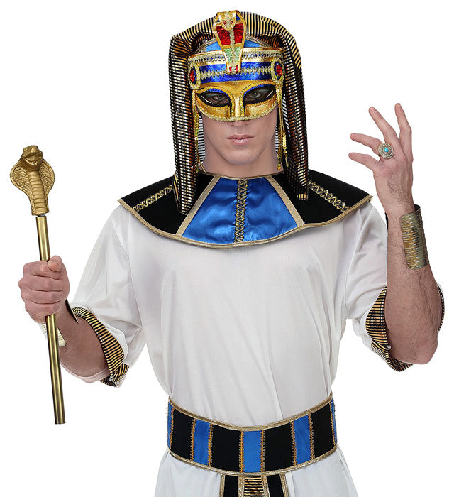 Pharaonenmaske in ägyptischem Design für Fasnacht und Karneval