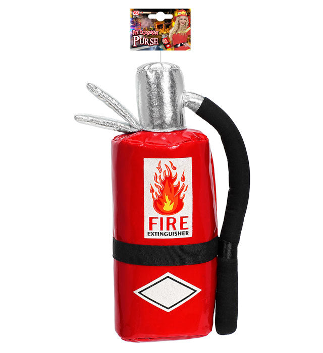 Feuerlöscher-Handtasche als Kostümzubehör für Fasnacht und Karneval