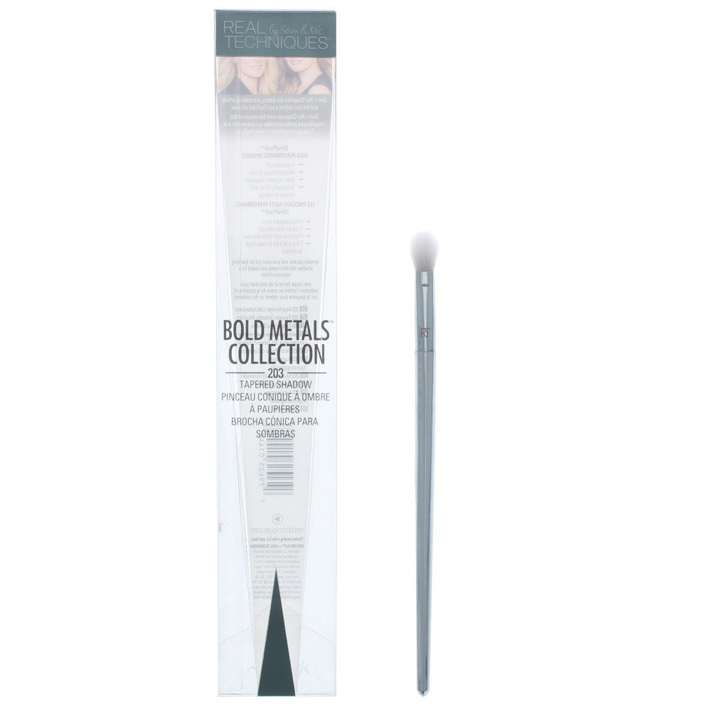 Real Techniques, Bold Metals Collection 203 Tapered Shadow, Augenpinsel