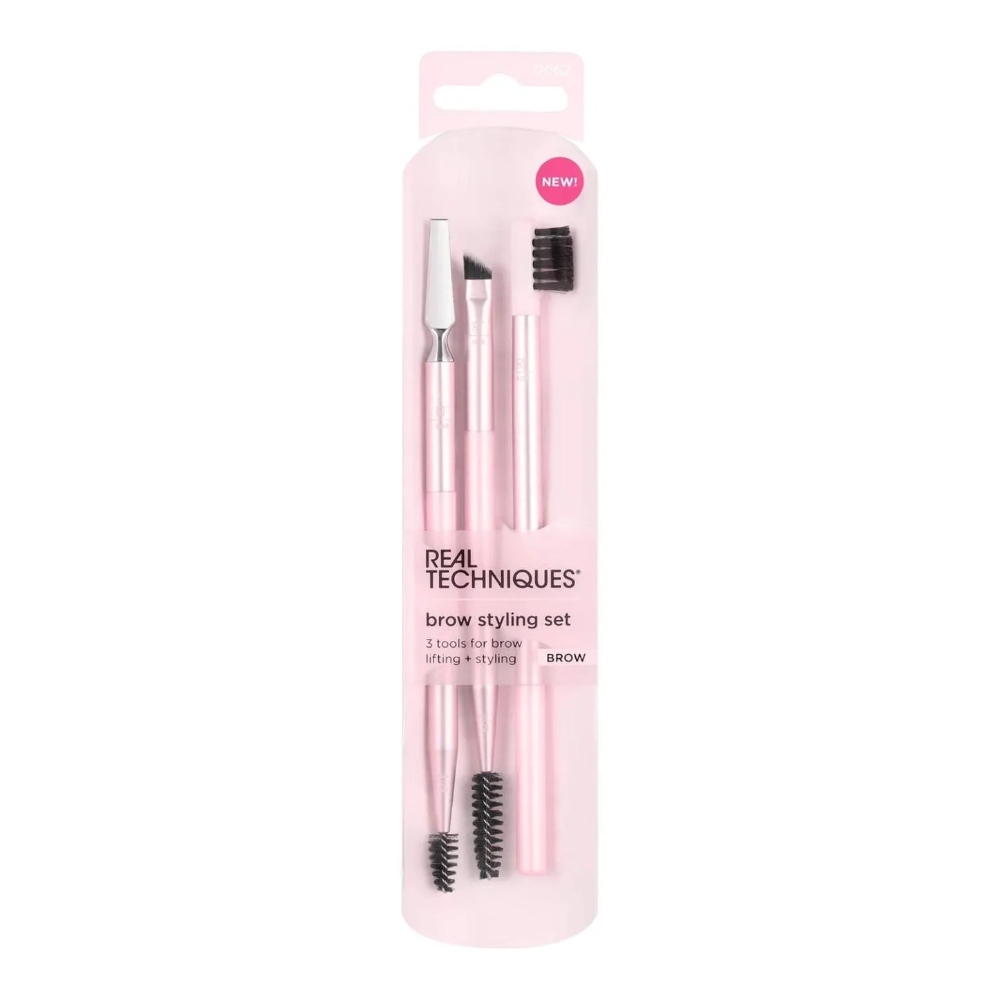 REAL TECHNIQUES REAL TECHNIQUES Brow Styling Set 3-teilig Pinsel für Augenbrauenpflege Kosmetik
