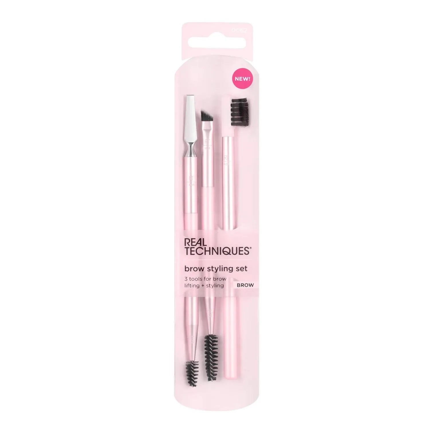 REAL TECHNIQUES REAL TECHNIQUES Brow Styling Set 3-teilig Pinsel für Augenbrauenpflege Kosmetik