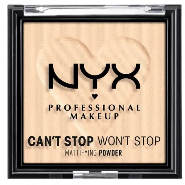 Nyx Can't Stop Won't Stop Mattifying Puder Light Medium
