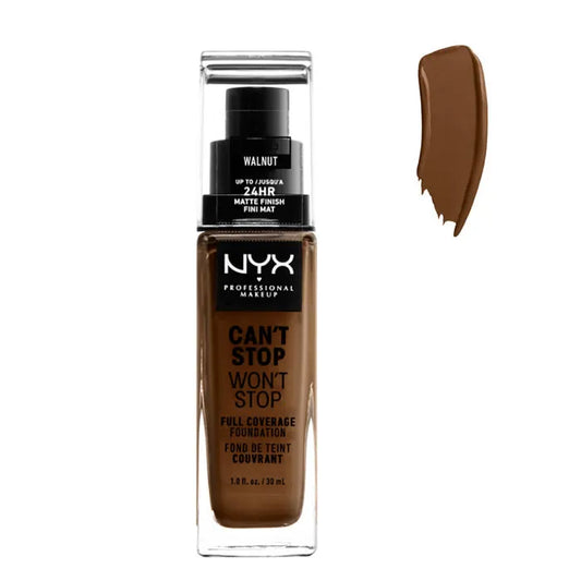 NYX NYX Can´t Stop Won´t Stop Full Coverage Foundation Walnut 30 ml