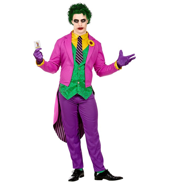 Evil Clown Kostüm mit Frack, Hemd, Weste und Krawatte für Fasnacht