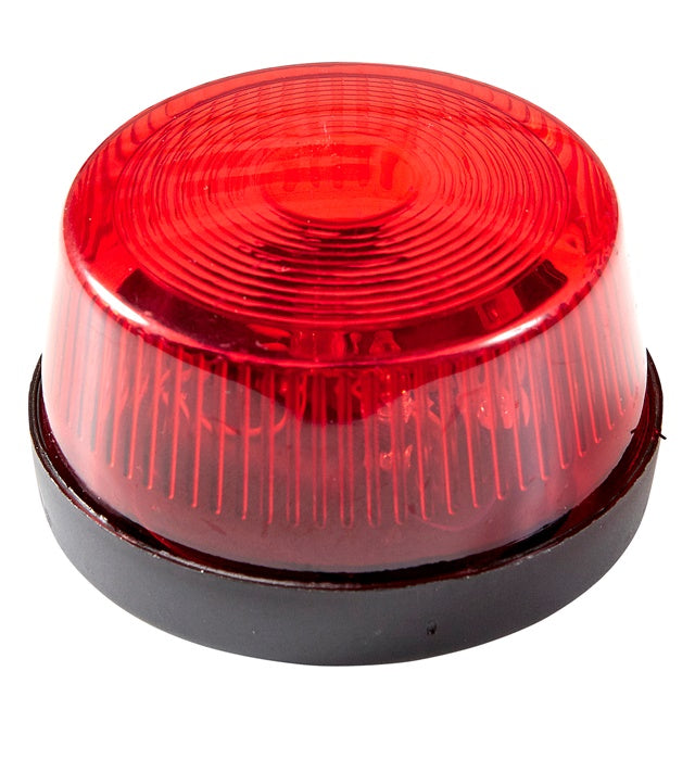 Rot blinkendes Warnlicht mit Sirene 7x4 cm