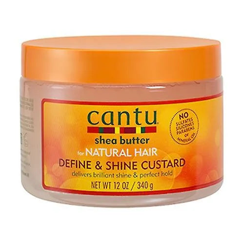 CANTU CANTU For Natural Hair Define y Shine Custard 340 g Haarpflege Styling Gel