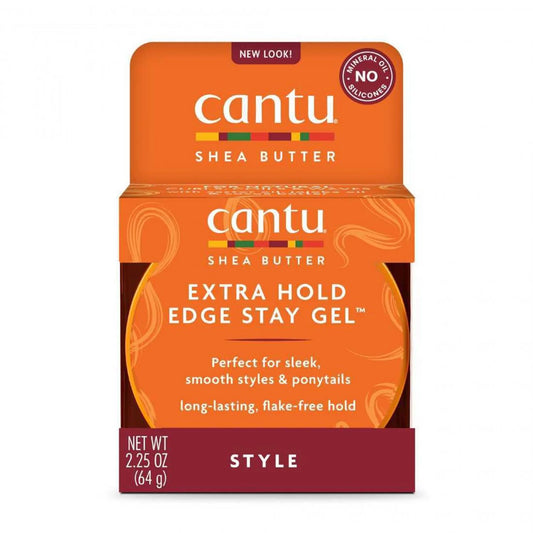 CANTU CANTU Shea Butter Stay Gel Extra-Hold 64 g Haarstyling Gel starke Fixierung Kosmetik