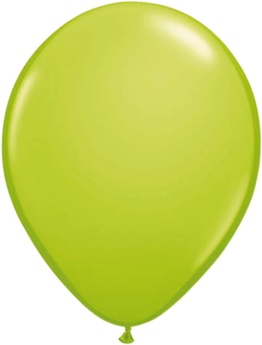 Luftballons Neon Grün Rundballons 25 cm, 50 Stück