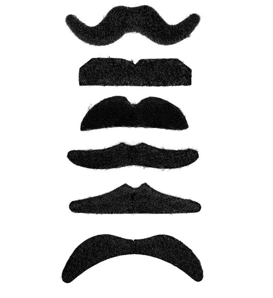 Widmann Selbstklebende Schnurrbärte