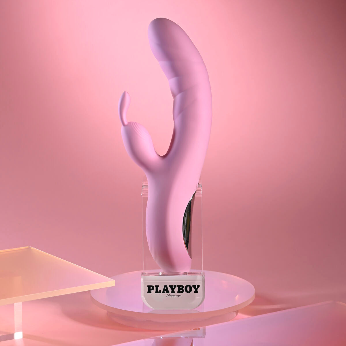 Dual Stimulationsvibrator Evolved Playboy Rosa