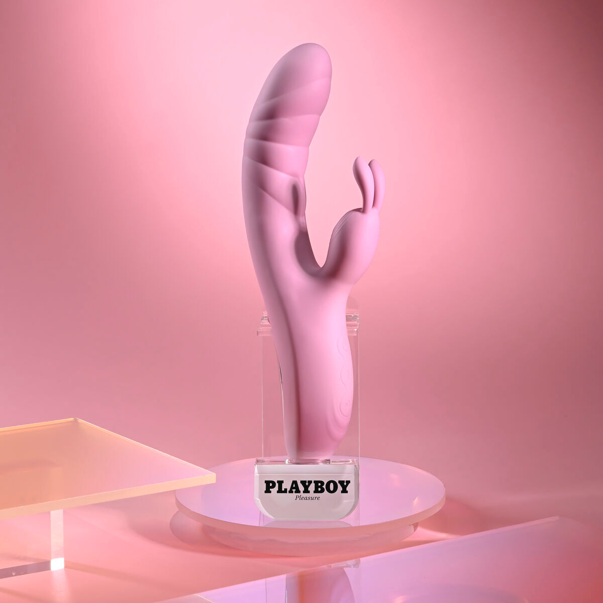 Dual Stimulationsvibrator Evolved Playboy Rosa