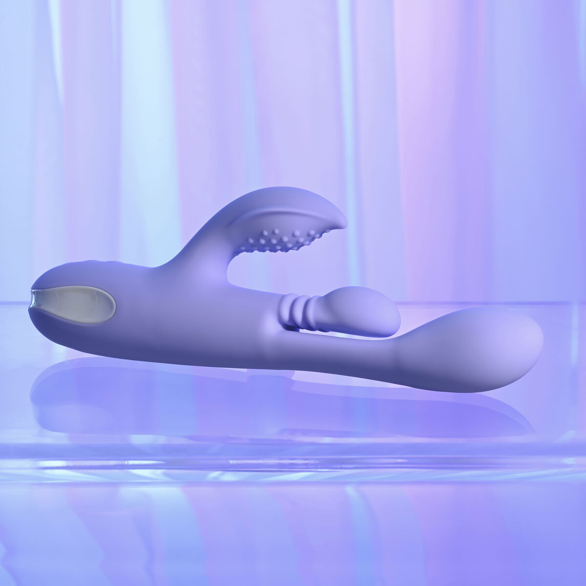 Dual Stimulationsvibrator Evolved Playboy Lila Purpur