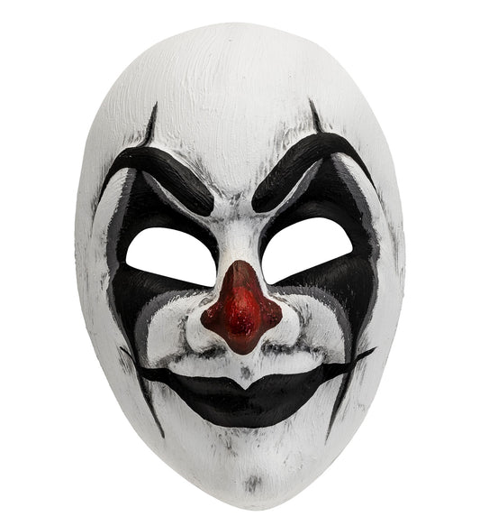 Commedia Dell'Arte Maske Clownmaske Schwarz Weiss