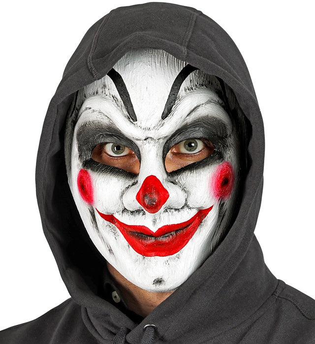 Commedia dell'Arte Clownmaske in klassischem Design für Fasnacht und Karneval
