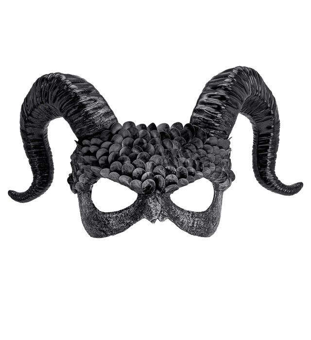 Dämonmaske im Commedia dell'Arte Stil für Fasnacht und Halloween