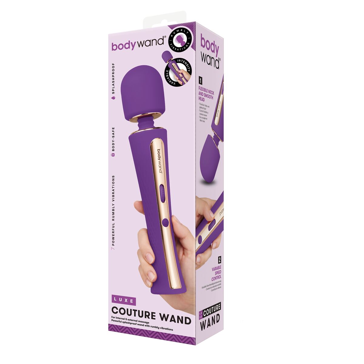 Massagevorrichtung Bodywand Lila