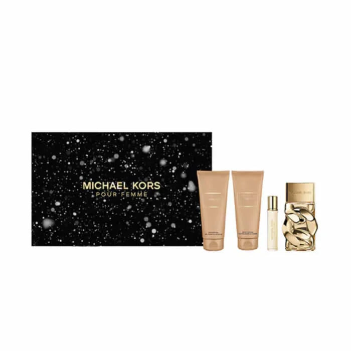 Michael Kors Pour Femme Eau de Parfum Spray 100 ml Set mit 4 Artikeln