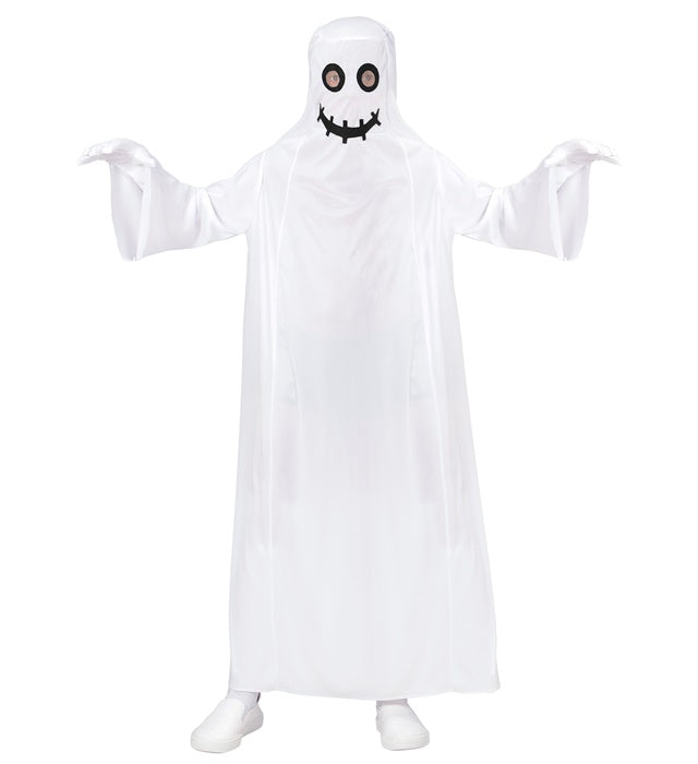 Schwarze Geister-Robe mit zerrissenen Kanten für Fasnacht und Karneval