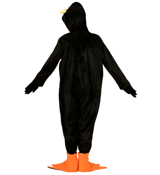 Pinguin-Overall mit Kapuze und Maske für Fasnacht und Karneval