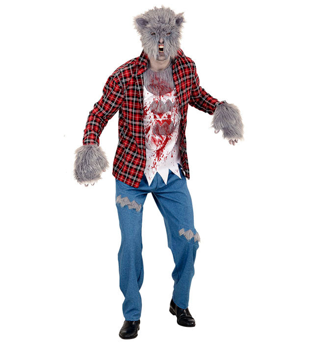 WERWOLF (Hemd mit T-Shirt, Hose, Handschuhe, Maske)