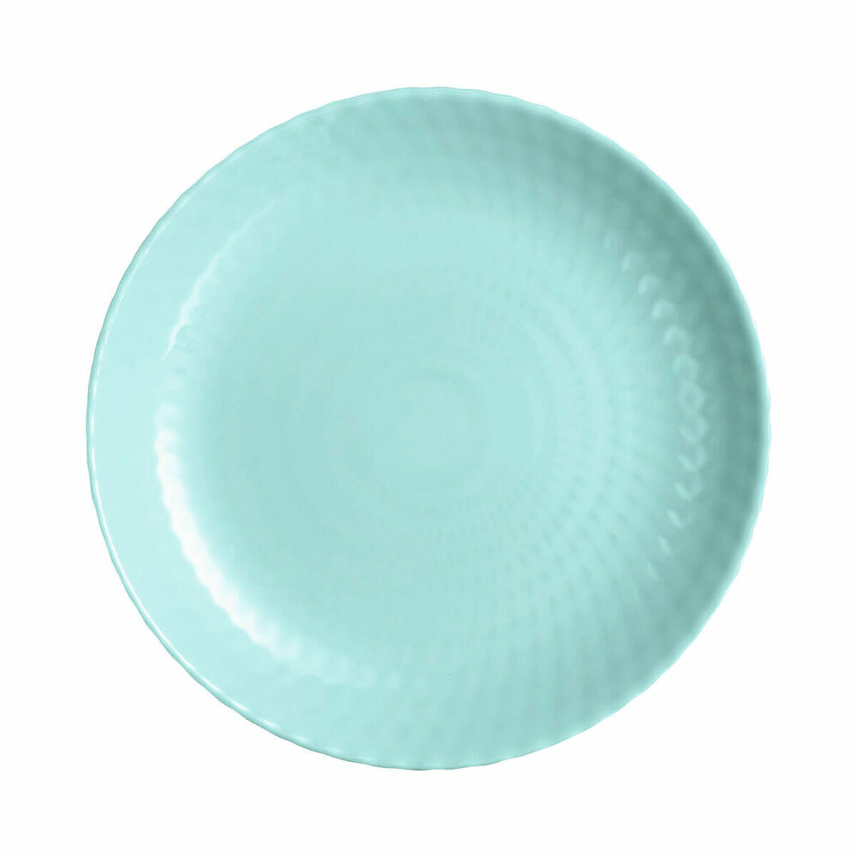 Luminarc Pampille flacher Teller türkis aus Glas Ø 25 cm – Produktansicht