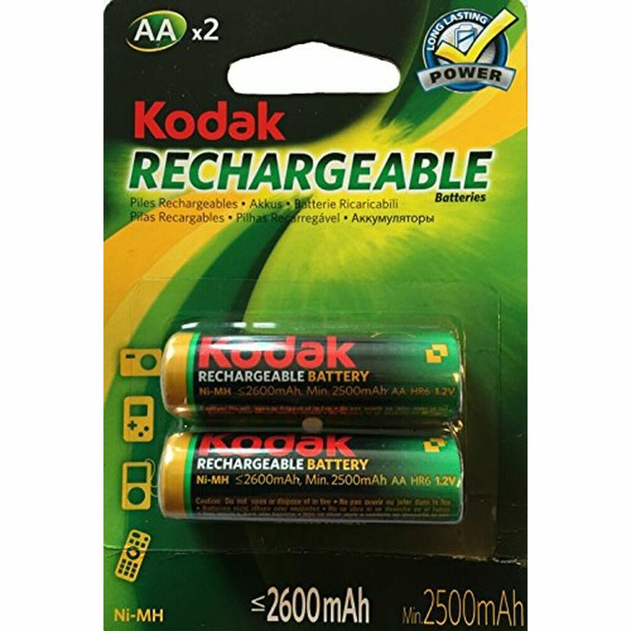 Kodak LR6 Ni-MH Akku AA 2600 mAh, 2 Stück