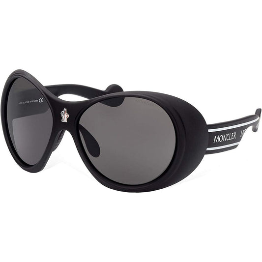 Moncler Unisex-Sonnenbrille Moncler Grey Oval Unisex