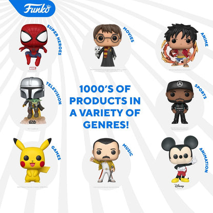 Funko POP! Sammelfigur 86877 aus schwarzem Vinyl – Rückansicht