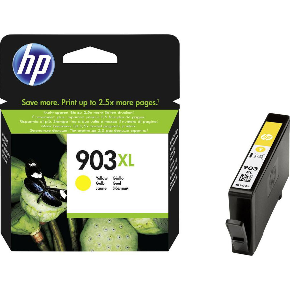 Original HP 903XL Tintenpatrone Gelb – Produktansicht