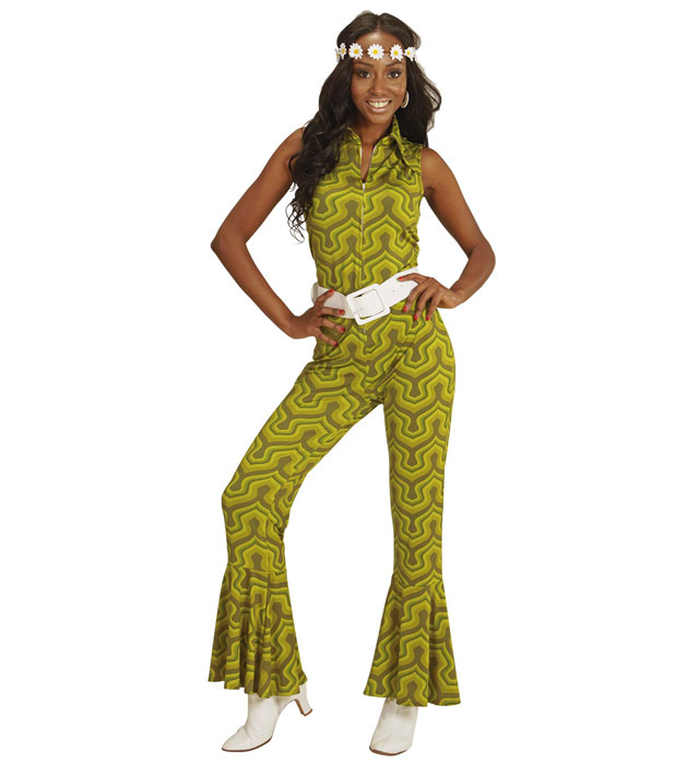 THE 70s GROOVY STYLE bunter Retro-Overall im 70er Jahre Design