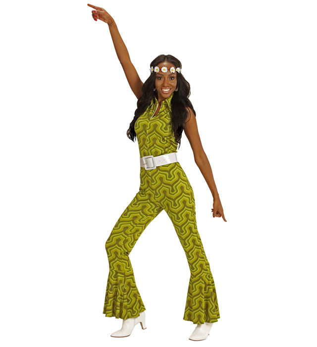 THE 70s GROOVY STYLE bunter Retro-Overall im 70er Jahre Design