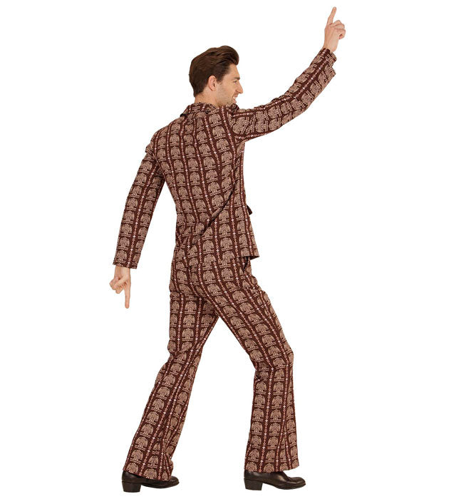 70er Jahre Kostüm mit Jackett und Hose im Groovy Style für Fasnacht