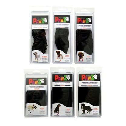 Pawz Tiny Hundestiefel aus Kautschuk, 12 Stück – Detailansicht